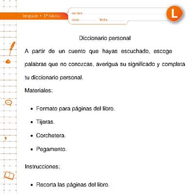 Mi diccionario personal Mi diccionario personal