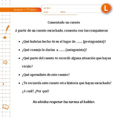 Comentando un cuento Comentando un cuento