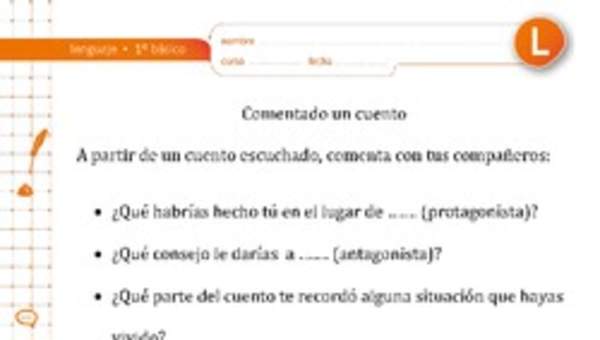 Comentando un cuento Comentando un cuento