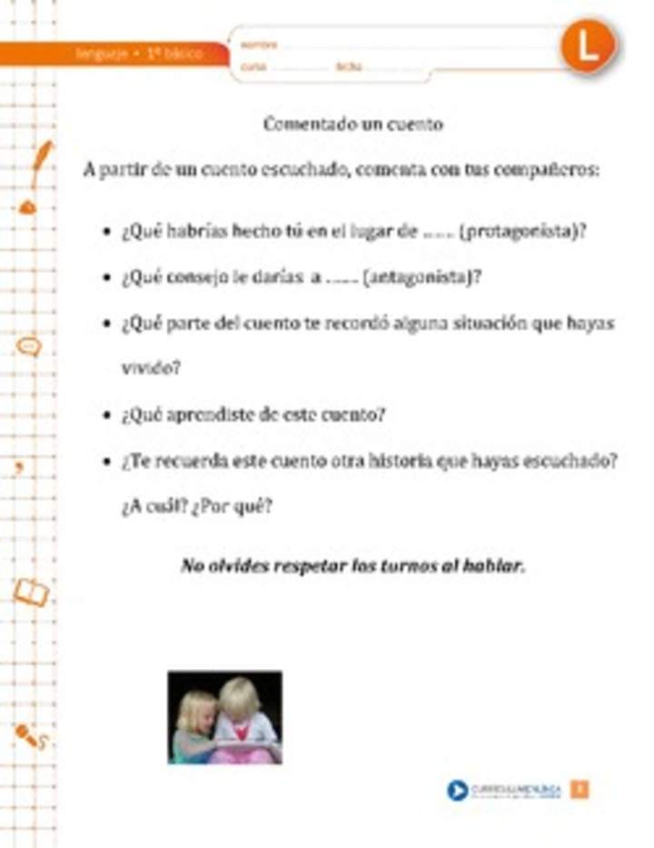 Comentando un cuento Comentando un cuento