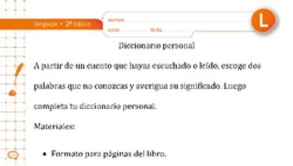 Mi diccionario de Segundo Mi diccionario de Segundo