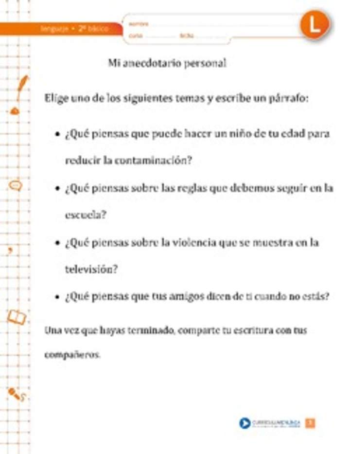 Anecdotario personal Anecdotario personal