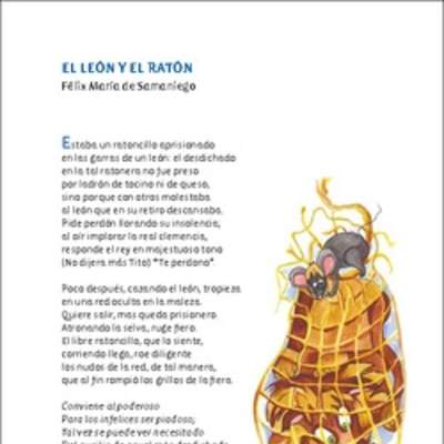 El león y el ratón El león y el ratón