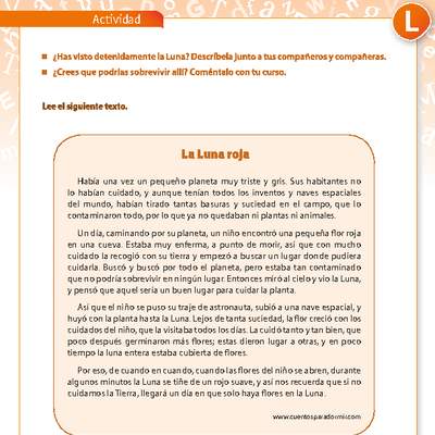 La luna roja La luna roja