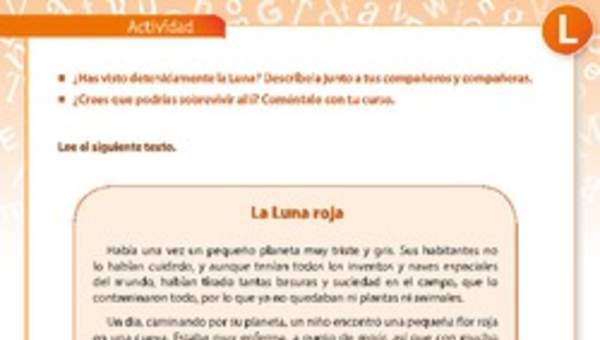 La luna roja La luna roja