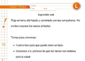 Expresión oral Expresión oral