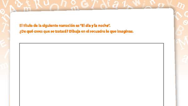 Comprensión día y noche Comprensión día y noche