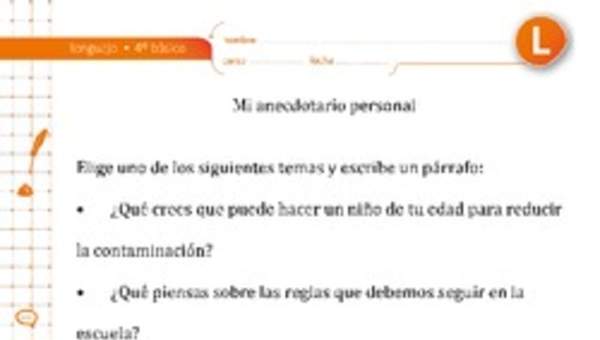 Anecdotario personal Anecdotario personal