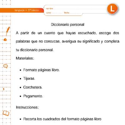 Mi diccionario personal Mi diccionario personal