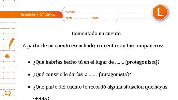 Comentando un cuento Comentando un cuento