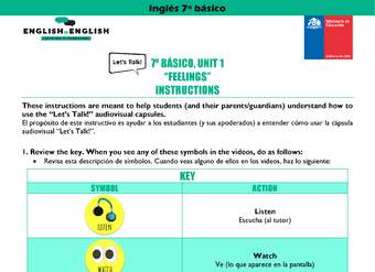 Cápsula Audiovisual 7° básico Unidad 1 - Feelings Cápsula Audiovisual 7° básico Unidad 1 - Feelings