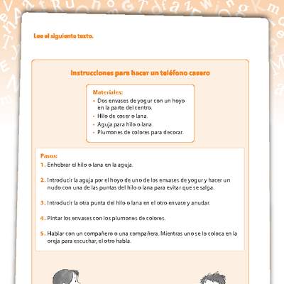 Teléfono casero Teléfono casero