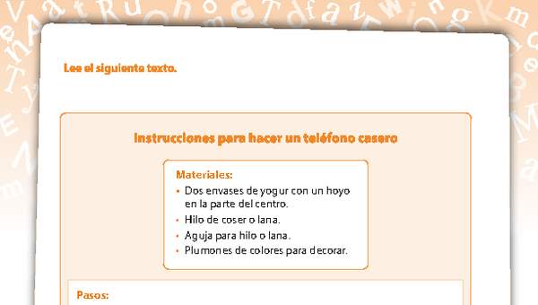 Teléfono casero Teléfono casero