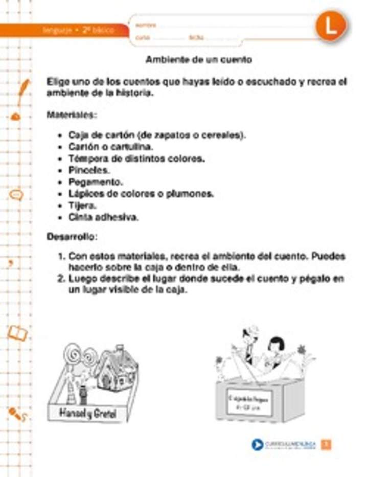 Ambiente de un cuento Ambiente de un cuento