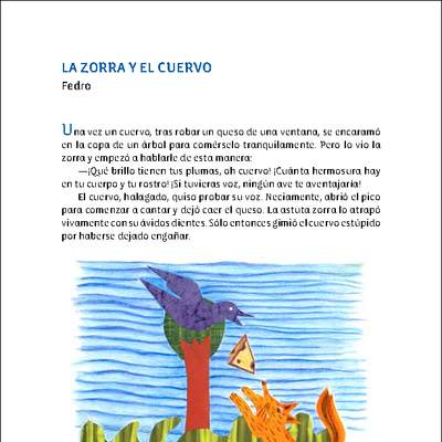 La zorra y el cuervo La zorra y el cuervo