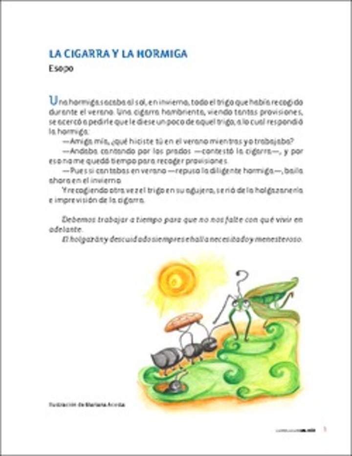 La cigarra y la Hormiga La cigarra y la Hormiga