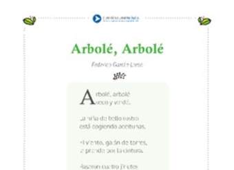 Arbolé, arbolé. Arbolé, arbolé.