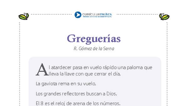 Greguerias Greguerias