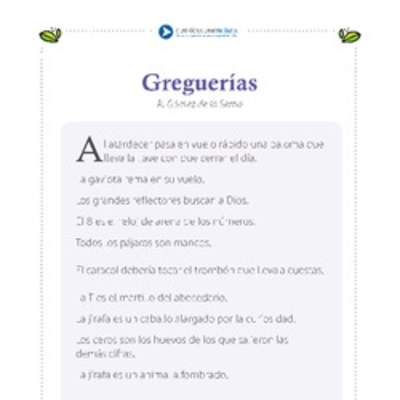 Greguerias Greguerias