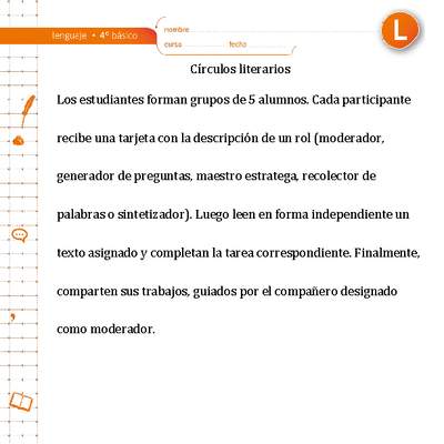 Círculos literarios Círculos literarios