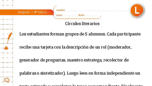 Círculos literarios Círculos literarios
