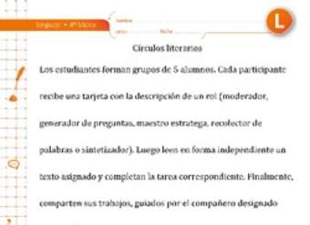 Círculos literarios Círculos literarios