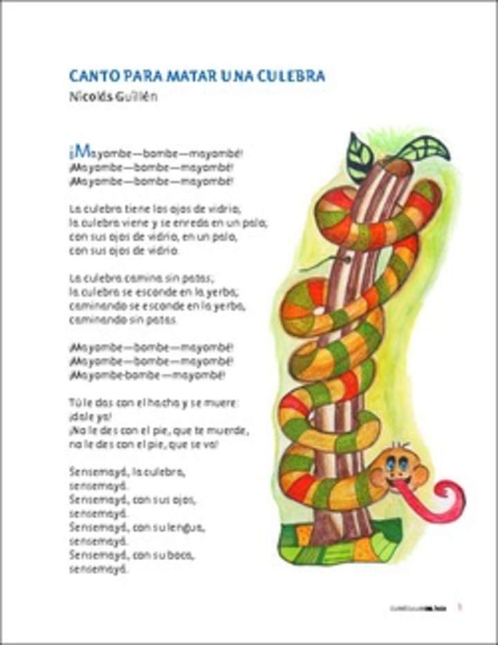 Canto para matar una culebra Canto para matar una culebra