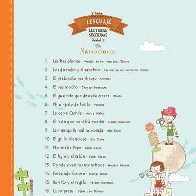 Lecturas sugeridas para la unidad 2: narraciones Lecturas sugeridas para la unidad 2: narraciones
