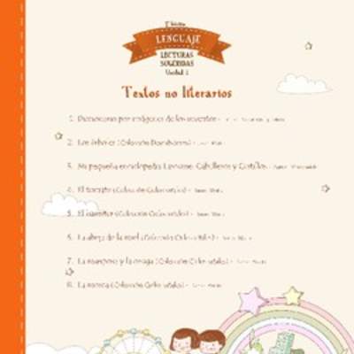 Lecturas sugeridas para la unidad 1: textos no literarios Lecturas sugeridas para la unidad 1: textos no literarios