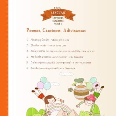 Lecturas sugeridas para la unidad 1: poemas, canciones y adivinanzas Lecturas sugeridas para la unidad 1: poemas, canciones y adivinanzas