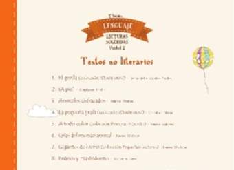 Lecturas sugeridas para la unidad 2: textos no literarios Lecturas sugeridas para la unidad 2: textos no literarios