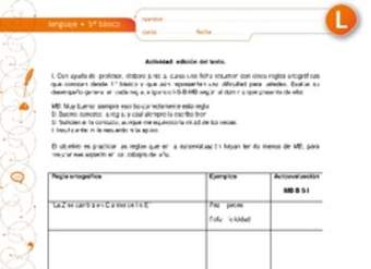 Edición del texto Edición del texto