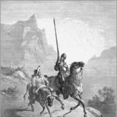 Ilustración: don Quijote y Sancho Ilustración: don Quijote y Sancho