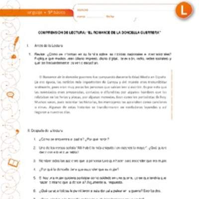 Romance de la doncella guerrera Romance de la doncella guerrera