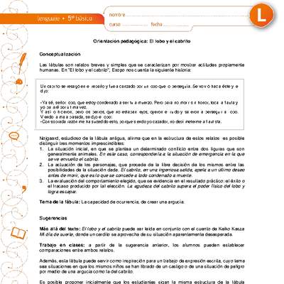 El lobo y el cabrito El lobo y el cabrito