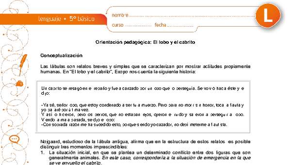 El lobo y el cabrito El lobo y el cabrito