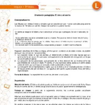 El lobo y el cabrito El lobo y el cabrito