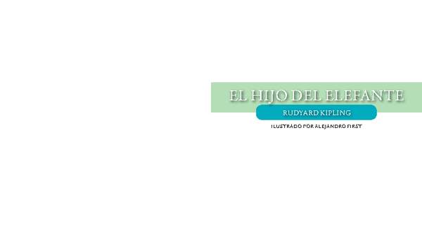 El hijo del elefante El hijo del elefante