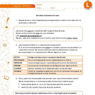 Análisis de sinónimos Análisis de sinónimos