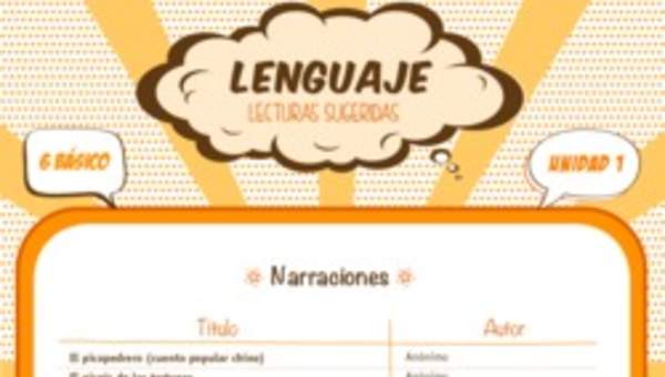 Lecturas sugeridas para la unidad 1: narraciones Lecturas sugeridas para la unidad 1: narraciones