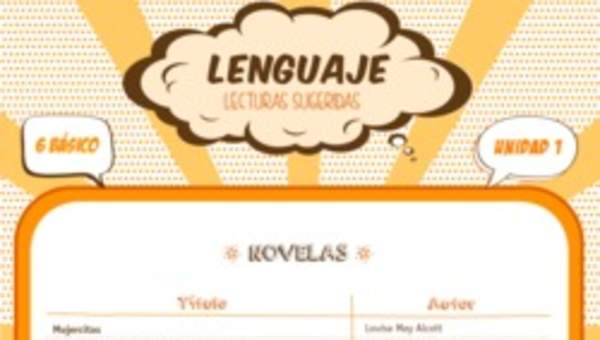 Lecturas sugeridas para la unidad 1: novelas Lecturas sugeridas para la unidad 1: novelas