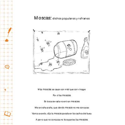 Moscas: dichos populares y refranes Moscas: dichos populares y refranes