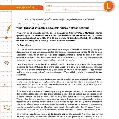 "Upa studio", diseño con reciclaje y la ayuda de presos de colina II "Upa studio", diseño con reciclaje y la ayuda de presos de colina II