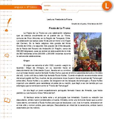 Fiesta de la Tirana Fiesta de la Tirana