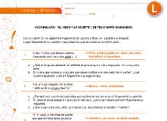 Vocabulario: "El viejo y la muerte", de Félix María Samaniego Vocabulario: "El viejo y la muerte", de Félix María Samaniego