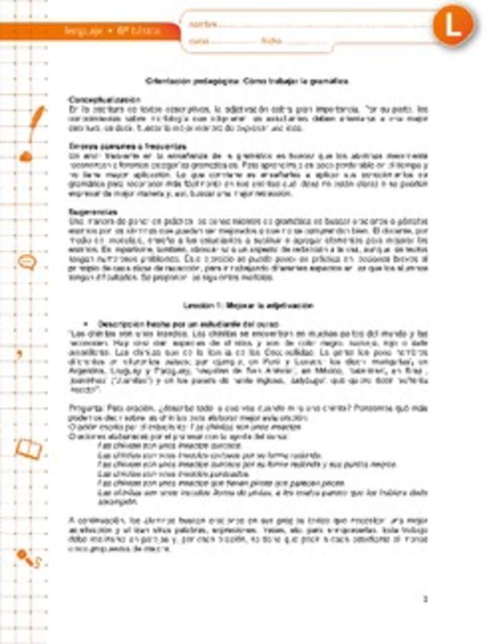 Cómo trabajar la gramática Cómo trabajar la gramática