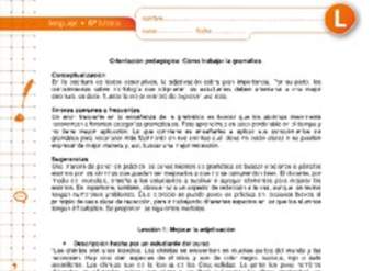 Cómo trabajar la gramática Cómo trabajar la gramática