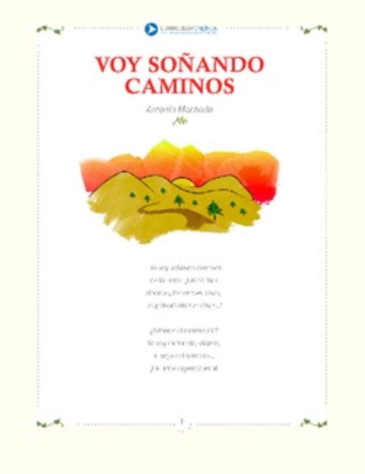 Voy soñando caminos Voy soñando caminos