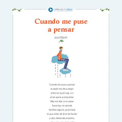 Cuando me puse a pensar Cuando me puse a pensar