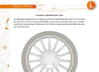 Organizador gráfico rueda Organizador gráfico rueda